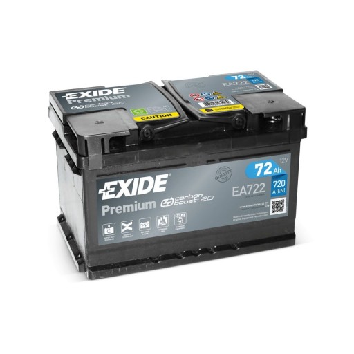 Zdjęcie oferty: Akumulator Exide Premium 12V 72Ah 720A P+EA722