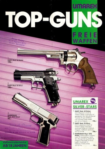 Zdjęcie oferty: TOP-GUNS UMAREX WAFFEN katalog 1989