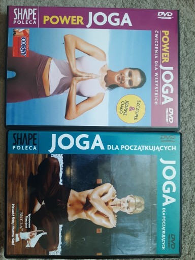 Zdjęcie oferty: Joga ćwiczenia - 2x DVD.