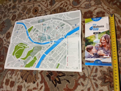 Zdjęcie oferty: Mapa – Walonia + Namur, 2017