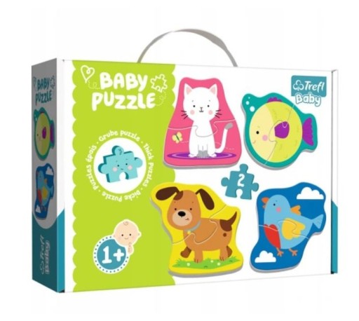 Zdjęcie oferty: Puzzle Baby Zwierzątka Układanka dla Malucha 1+