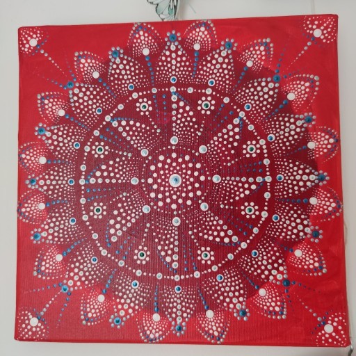 Zdjęcie oferty: Mandala, obraz, dot painting, rękodzieło, prezent