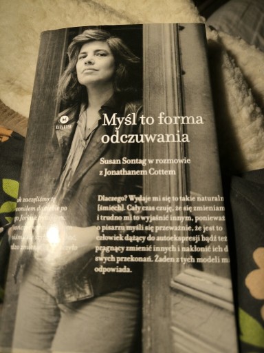 Zdjęcie oferty: Susan Sontag Myśl to forma odczuwania rozmowa z Sontag nowa najtaniej 
