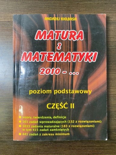 Zdjęcie oferty: Matura z matematyki - Andrzej Kiełbasa