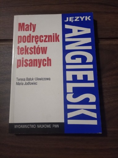 Zdjęcie oferty: Mały podręcznik tekstów pisanych j.angielski