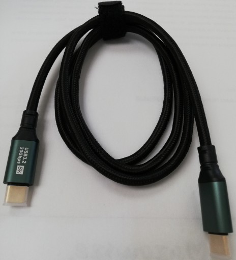 Zdjęcie oferty: kabel usbc usb-c 100W 8k 4k 20Gbps power delivery thunderbolt 3 usb3.2