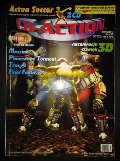 Zdjęcie oferty: CD ACTION 03/2000 (43) - 196 STRON ! - STAN DOBRY