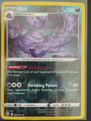 Zdjęcie oferty: Brilliant Stars - Muk rare Reverse Holo