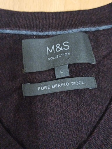 Zdjęcie oferty: M&S 100% wełna delikatna sweter r.L wiosenny 
