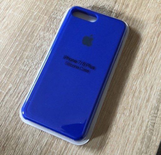 Zdjęcie oferty: Etui Silicone Case Apple iPhone 7/8 Plus Niebieski