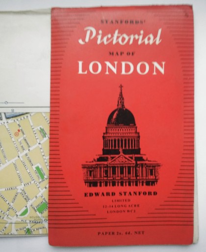 Zdjęcie oferty: Stanfords' Pictorial Map od LONDON 1962