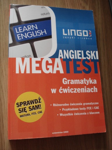 Zdjęcie oferty: Angielski Megatest Gramatyka w ćwiczeniach