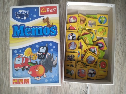 Zdjęcie oferty: Gra pamięciowa MEMOS memory Trefl + gratis