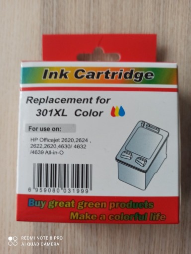 Zdjęcie oferty: Tusz  INK CARTRIGE  HP 301XL Color (CH564EE)