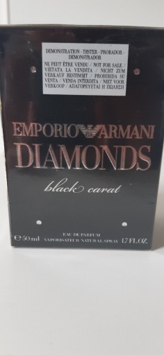 Zdjęcie oferty: Emporio Armani Diamonds BLACK CARAT 50ml EDP Woman