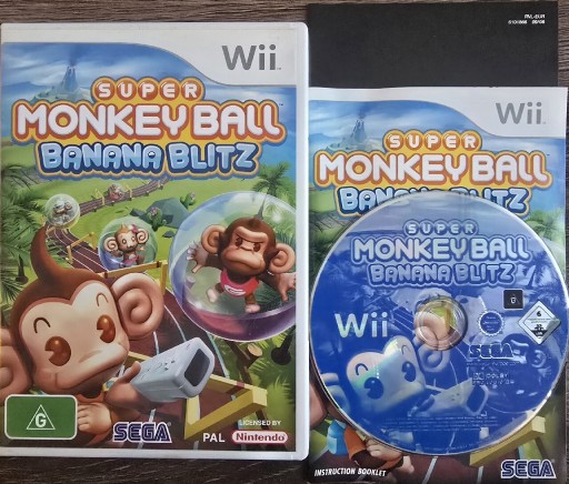 Zdjęcie oferty: Super Monkey Ball Banana Blitz na Nintendo Wii. Komplet.