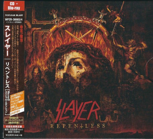 Zdjęcie oferty: CD+Blu-ray Slayer - Repentless (Japan 2015)
