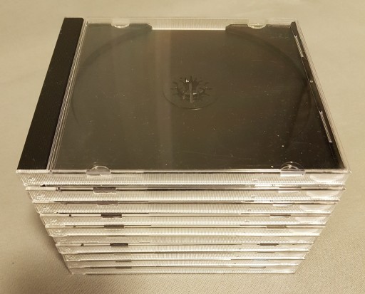 Zdjęcie oferty: Pudełka na 1 CD jewel case 10 sztuk czarne