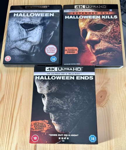 Zdjęcie oferty: HALLOWEEN Trylogia 4K UHD Kills Ends Gordon Green