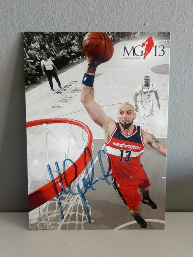 Zdjęcie oferty: Marcin Gortat autograf NBA