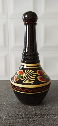 Zdjęcie oferty: Butelka ceramiczna ciemna vintage