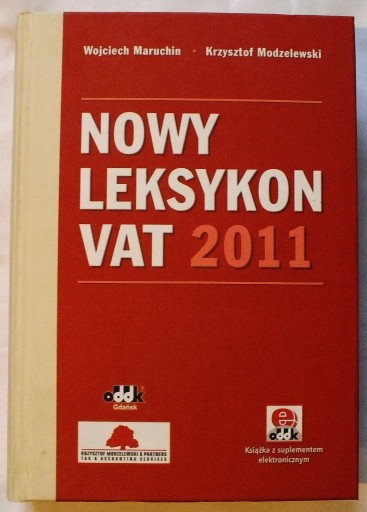 Zdjęcie oferty: NOWY LEKSYKON VAT 2011 + CD