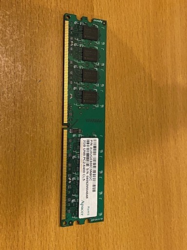 Zdjęcie oferty: Pamięć RAM Apacer AU02GE800C5NBGC DDR2 2 GB 800MHz