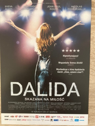 Zdjęcie oferty: Dalida - ulotka z kina
