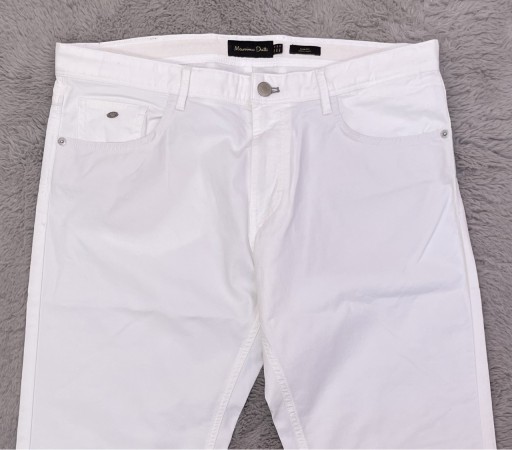 Zdjęcie oferty: Spodnie męskie białe MASSIMO DUTTI R. 44