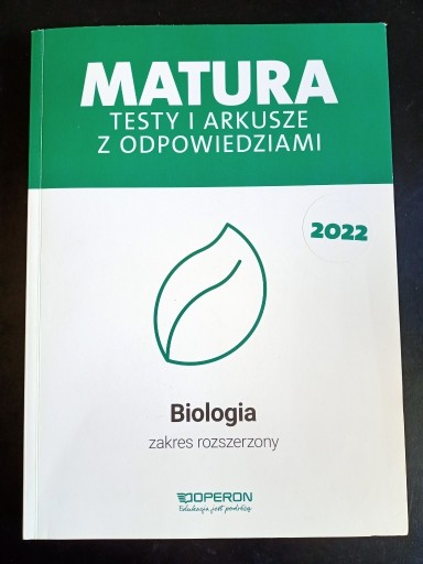 Zdjęcie oferty: MATURA TESTY I ARKUSZE BIOLOGIA ZR OPERON + KOD