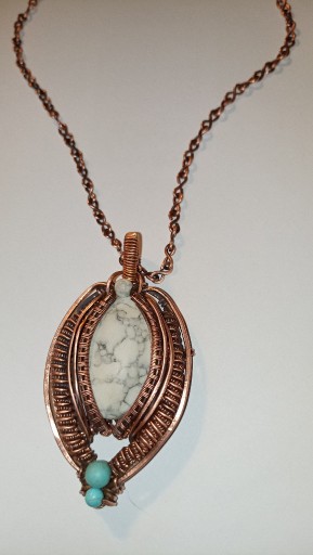 Zdjęcie oferty: Wisiorek Wire Wrapping, Rękodzieło