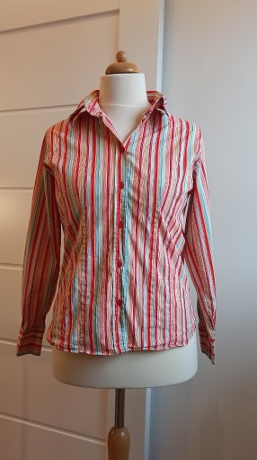 Zdjęcie oferty: Gina Benotti taliowana koszula w kolorowe paski XL
