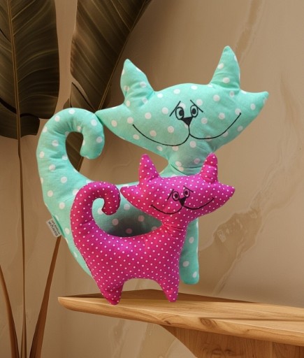Zdjęcie oferty: Maskotki kotki,zestaw, handmade 