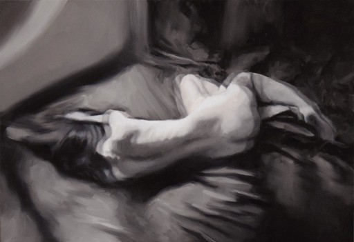 Zdjęcie oferty: "Wnętrze" obraz olejny, kobieta - Kamila Ossowska
