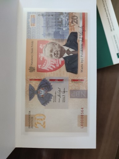 Zdjęcie oferty: Lech Kaczyński banknot NBP 