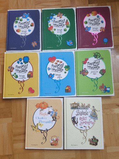 Zdjęcie oferty: Poczytaj mi mamo Nasza Księgarnia zestaw 6 tomów+2 baśnie Grimm i Perrault
