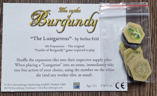 Zdjęcie oferty: Zamki Burgundii - 5th Expansion – Pleasure Garden