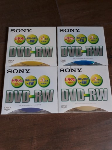 Zdjęcie oferty: Płyty DVD-RW  Sony 4szt.  - nowe folia
