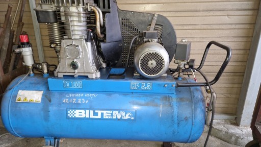 Zdjęcie oferty: kompresor Biltema 150 litrów silik 4 kw