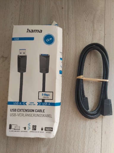 Zdjęcie oferty: Hama kabel przedłużajacy usb 1.5m nowy