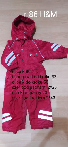 Zdjęcie oferty: Kombinezon zimowy r 86 H&M