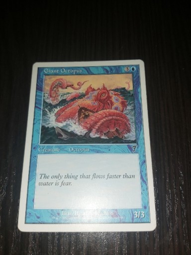 Zdjęcie oferty: Karta Giant Octopus. Magic The Gathering 