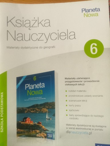 Zdjęcie oferty: PLANETA NOWA kl 6 TESTY NOWA ERA 2019 KSIĄZKA NAUC