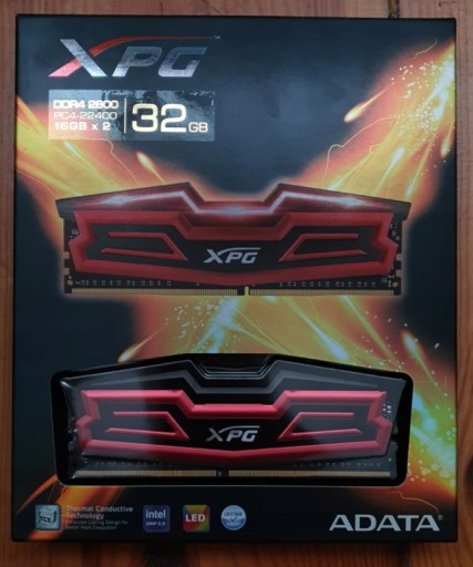 Zdjęcie oferty: ADATA XPG 32GB 2x16GB DDR4 2800Mhz 1.2V CL16 NOWE