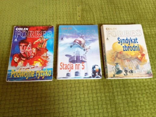 Zdjęcie oferty: Colin Forbes Syndykat zbrodni + Stacja nr 5 + Podwójne ryzyko