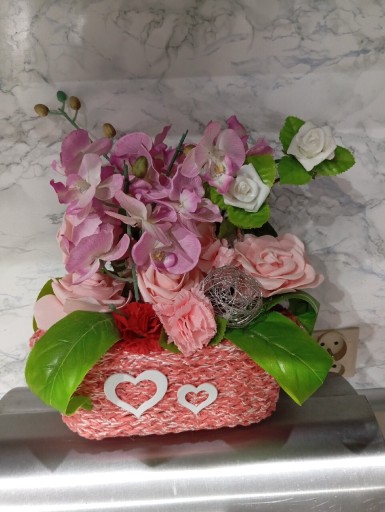 Zdjęcie oferty: Różowy flower box 