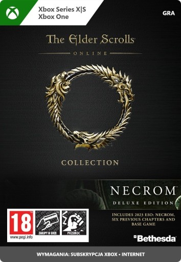 Zdjęcie oferty: The Elder Scrolls Online Deluxe Collection: Necrom