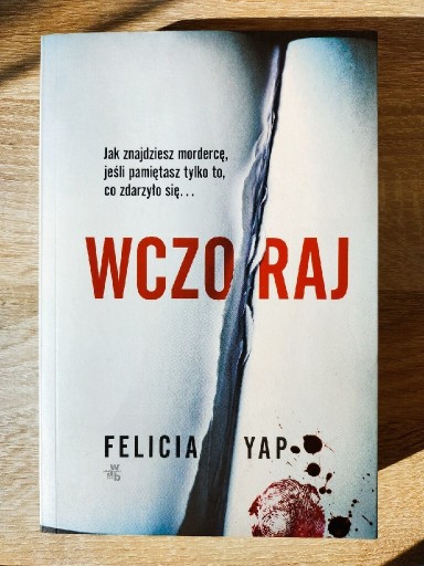 Zdjęcie oferty: Wczoraj Felicia Yap Książka 