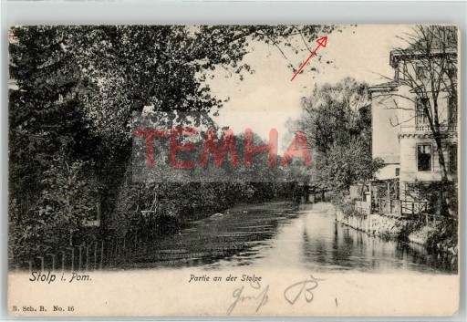 Zdjęcie oferty: SŁUPSK  Stolp  widok nad Słupią 1904