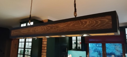 Zdjęcie oferty: Lampa loft, stare drewno ,led wisząca